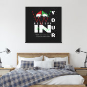 Trade Motivation | Bullish | Pattern Leinwanddruck (Insitu (Schlafzimmer))