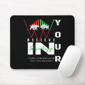 Trade Motivation | Bullish | Pattern Mousepad (Mit Mouse)