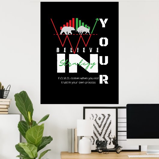 Trade Motivation | Bullish | Pattern Poster (Heimbüro)