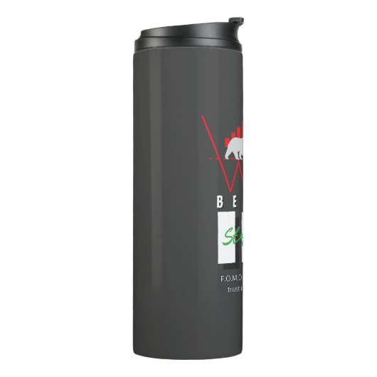 Trade Motivation | Bullish | Pattern Thermosbecher (Nach links gedreht)