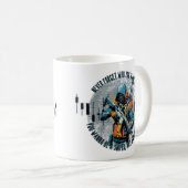 Trade Motivation | Cyberpunk Sniper | Fantasy Kaffeetasse (VorderseiteRechts)
