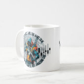 Trade Motivation | Cyberpunk Sniper | Fantasy Kaffeetasse (Vorderseite Links)