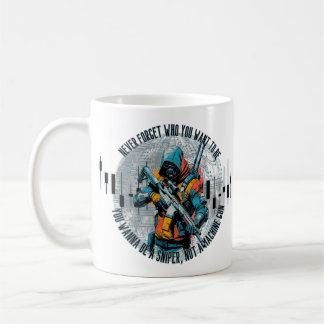 Trade Motivation | Cyberpunk Sniper | Fantasy Kaffeetasse
