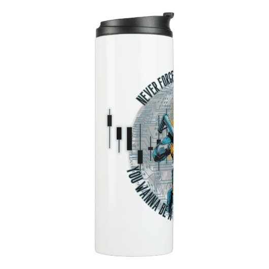 Trade Motivation | Cyberpunk Sniper | Fantasy  Thermosbecher (Nach links gedreht)