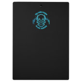 Trade Motivation | Skull | Calm Trader Klemmbrett (Rückseite)