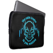 Trade Motivation | Skull | Calm Trader Laptopschutzhülle (Vorne Rechts)