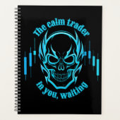 Trade Motivation | Skull | Calm Trader Planer (Vorderseite)