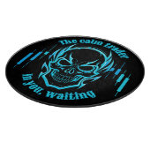 Trade Motivation | Skull | Calm Trader Schneidebrett (Ecke)