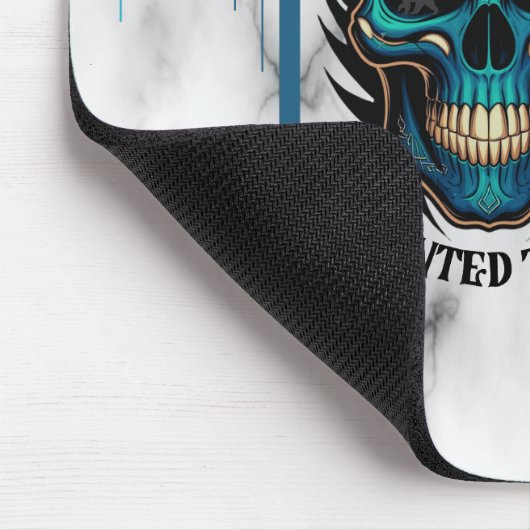 Trade Motivation | Skull N Marble | Remember  Mousepad (Ecke)