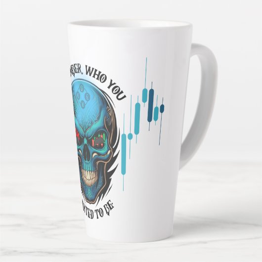 Trade Motivation | Skull | Remember  Milchtasse (Rechte Ecke)
