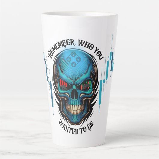 Trade Motivation | Skull | Remember  Milchtasse (Vorderseite)