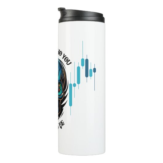 Trade Motivation | Skull | Remember  Thermosbecher (Nach rechts gedreht)