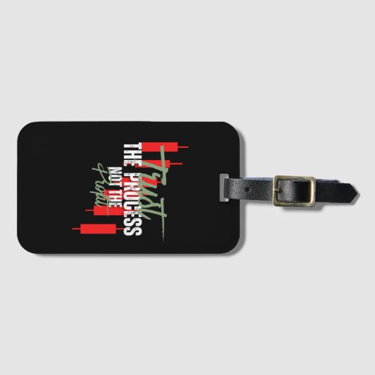 Trade Motivation | Trust | Self discipline Gepäckanhänger (Vorderseite (Horizontal))