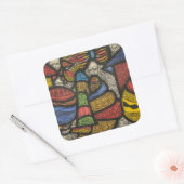 Trade Quadratischer Aufkleber (Umschlag)