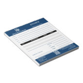 Trade Service Professional Blue Invoice Pad Notizblock (angewinkelt)