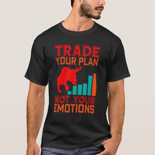 Trade Your Plan Trader Stock Market Forex Crypto T-Shirt (Vorderseite)