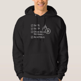 Trader-Checkliste-Hoodie | Krypto-Disziplin Hoodie