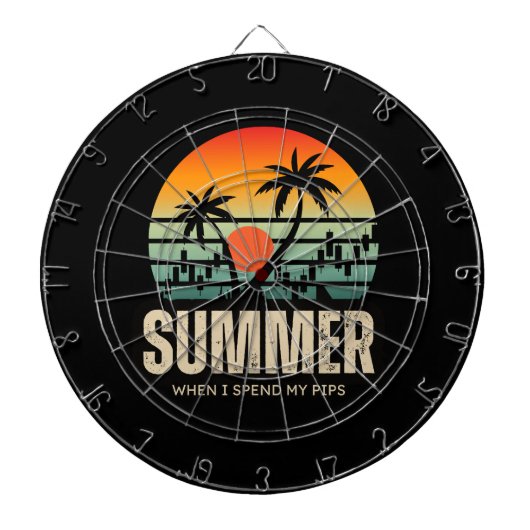 Trader design | Summer | Funny Dartscheibe (vorne)