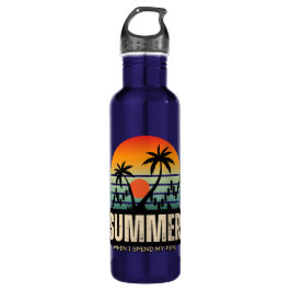 Trader design | Summer | Funny Edelstahlflasche