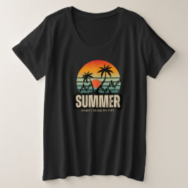 Trader design | Summer | Funny Große Größe T-Shirt