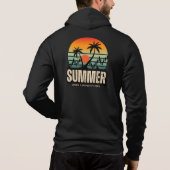 Trader design | Summer | Funny Hoodie (Rückseite)