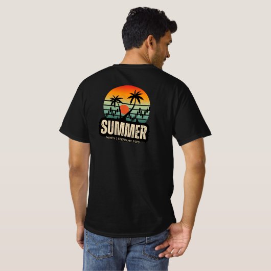 Trader design | Summer | Funny T-Shirt (Schwarz voll)