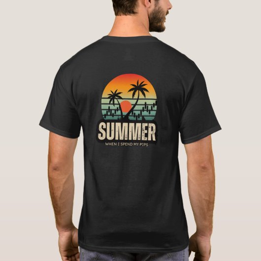 Trader design | Summer | Funny T-Shirt (Rückseite)