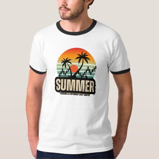 Trader design | Summer | Funny T-Shirt (Vorderseite)