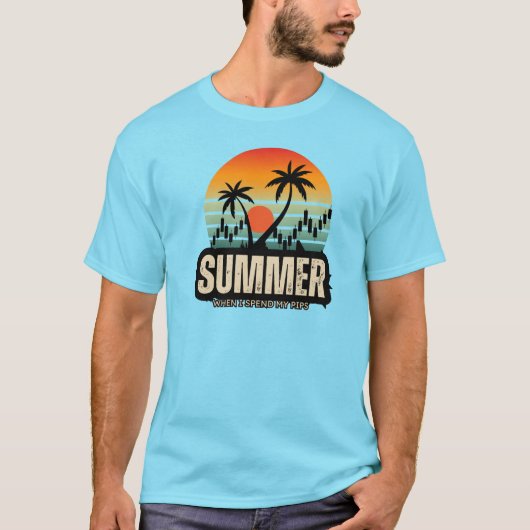 Trader design | Summer | Funny T-Shirt (Vorderseite)