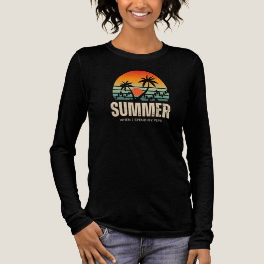 Trader design | Summer | Funny Tri-Blend Shirt (Vorderseite)