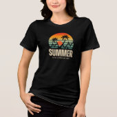 Trader design | Summer | Funny Tri-Blend Shirt (Vorderseite)