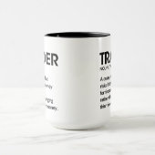 Trader Kaffee, Trader Definition Börsentag  Tasse (Zentrum)