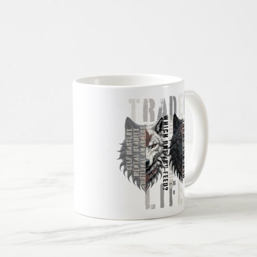 Trader life | Wolf | Both sides Kaffeetasse (VorderseiteRechts)