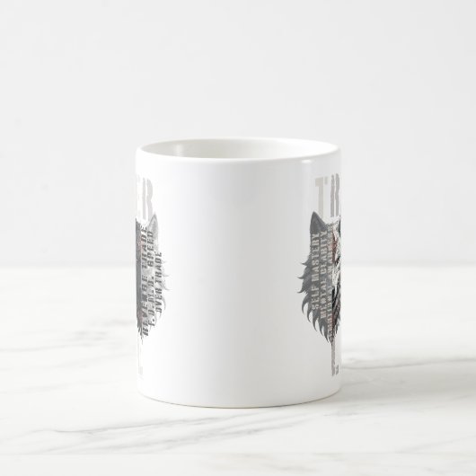 Trader life | Wolf | Both sides Kaffeetasse (Mittel)