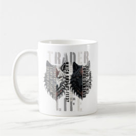Trader life | Wolf | Both sides Kaffeetasse