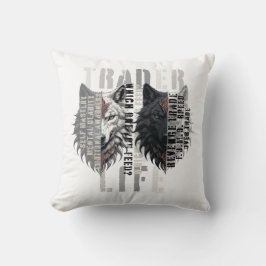 Trader life | Wolf | Both sides Kissen