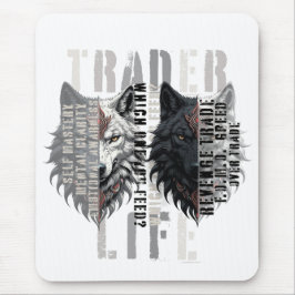 Trader life | Wolf | Both sides Mousepad