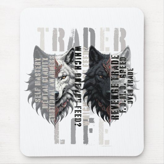 Trader life | Wolf | Both sides Mousepad (Vorne)