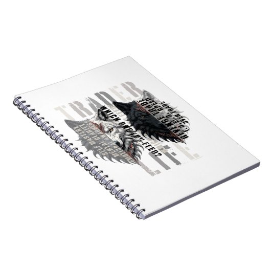 Trader life | Wolf | Both sides Notizblock (Rechte Seite)