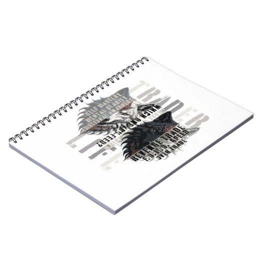 Trader life | Wolf | Both sides Notizblock (Linke Seite)