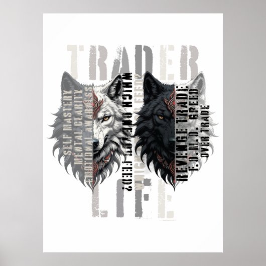 Trader life | Wolf | Both sides Poster (Vorne)