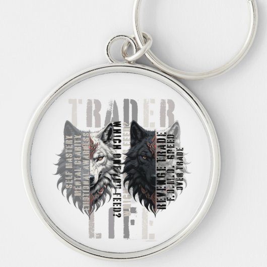 Trader life | Wolf | Both sides Schlüsselanhänger (Vorne)