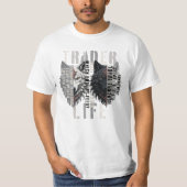 Trader life | Wolf | Both sides T-Shirt (Vorderseite)