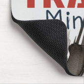 Trader-Mentalität – Disziplinorientiertes Trading Mousepad (Ecke)