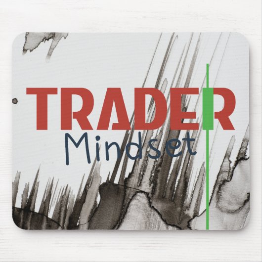 Trader-Mentalität – Disziplinorientiertes Trading Mousepad (Vorne)