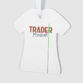 Trader-Mentalität – Disziplinorientiertes Trading Ornament (Vorderseite)