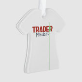 Trader-Mentalität – Disziplinorientiertes Trading Ornament (Vorderseite)