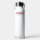 Trader-Mentalität – Disziplinorientiertes Trading Trinkflasche (Vorderseite)