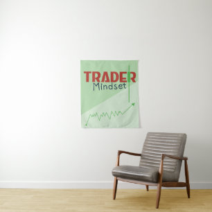 Trader-Mentalität – Disziplinorientiertes Trading Wandteppich