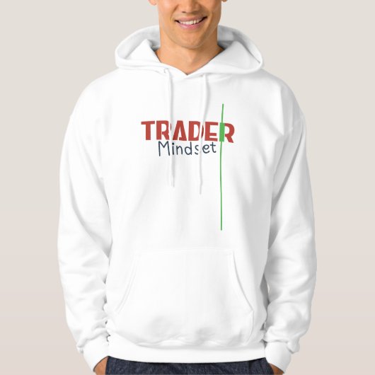 Trader Mindset – Discipline Focus & Trading Psycho Hoodie (Vorderseite)